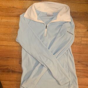Columbia Light Blue Fleece Pullover